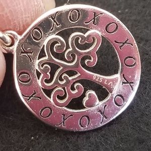 Silver Family necklace